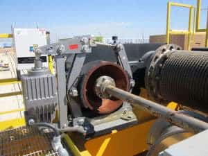 Spring-Set Electro-Hydraulic Thruster Brake on Main Hoist